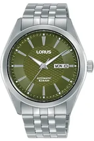 Lorus Watches LORUS Automatikuhr Classic RL487BX9, Armbanduhr, Herrenuhr, Mechanische Uhr, Edelstahlarmband, analog, Tag silberfarben