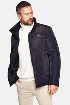 Cabano Steppjacke Stepp-Blouson mit daunenweicher Wattierung blau 52