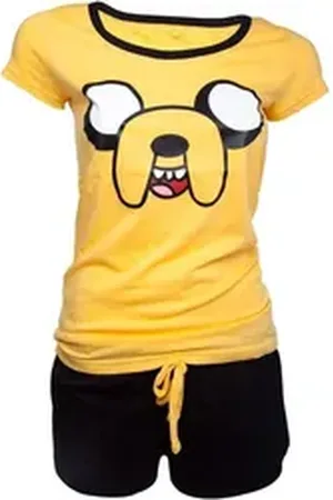 Adventure Time Pyjama Damen-Pyjama – Jake in Gelb und Schwarz
