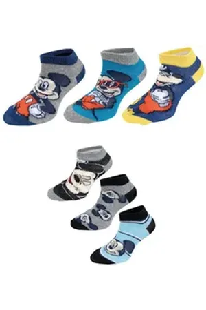 Disney Kurzsocken Mickey Maus 6-er Pack Kinder Jungen kurze Socken (6er-Pack) Gr. 23 bis 34 bunt 31/34