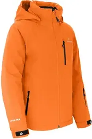 Bergson Regenjacke LUPO Kinder Skijacke, ultimativer Schutz und Komfort für junge Abenteurer! orange 176