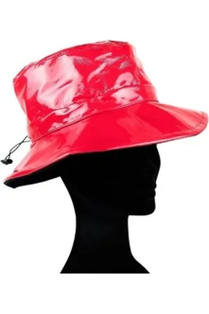 Alessandro Fischerhut Urban (1-St) im Lack-Look, Made in Italy rot