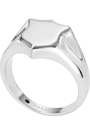 Fossil Fingerring Herren-Herrenring Edelstahl silberfarben 66
