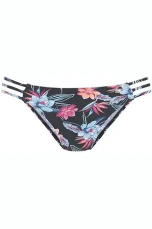 KangaROOS Bikini-Hose Agave mit seitlichen Bändern schwarz 32