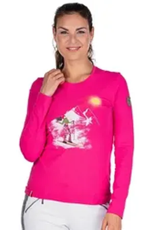 Almgwand Trachtenshirt Longsleeve Damen - NASSREITHERALM - pink S