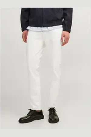JACK & JONES Regular-fit-Jeans JJICLARK JJEVAN AM 795 NOOS weiß 30