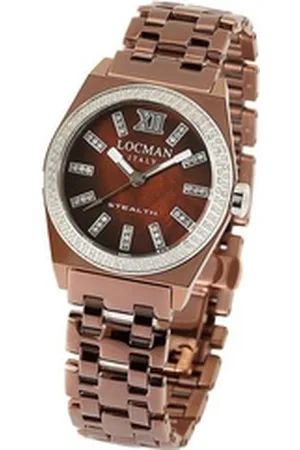Locman Italy Quarzuhr braun