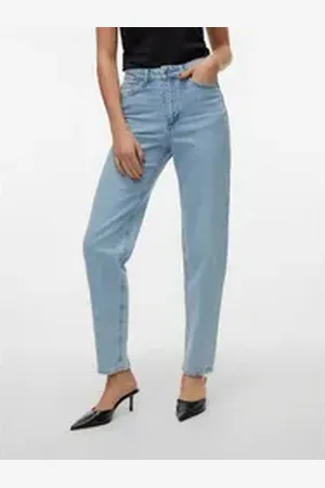 VERO MODA High-waist-Jeans VMTESSA HR MOM JEANS RA389 GA NOOS blau 28
