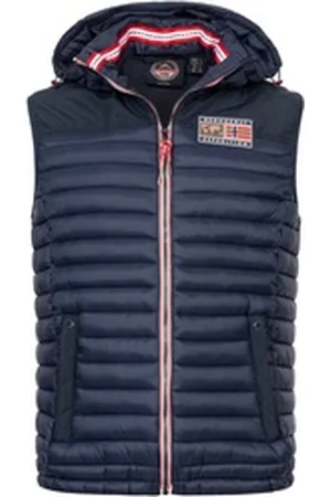 Geographical Norway Steppweste Herren Stepp weste Bodywärmer Outdoor Kapuzenweste Herbst Vest Winter L 50