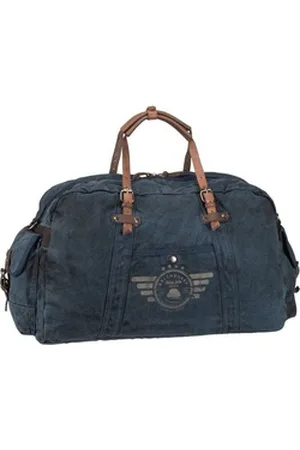 Greenburry Reisetasche Vintage Aviator 5899 Travelbag Blue Edition blau