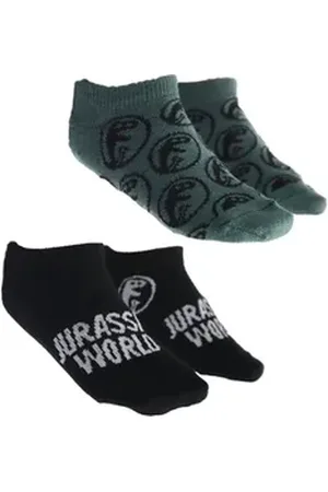 Jurassic World Kurzsocken kurze Jungen Socken Gr. 27 bis 38 bunt|grün|schwarz 35/38