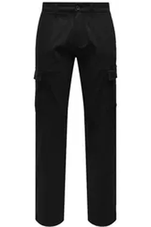 Only & Sons Cargohose ONSEDGE-ED CARGO LOOSE PANT schwarz 28