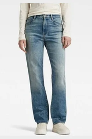 G-Star High-waist-Jeans Viktoria High Straight blau 30