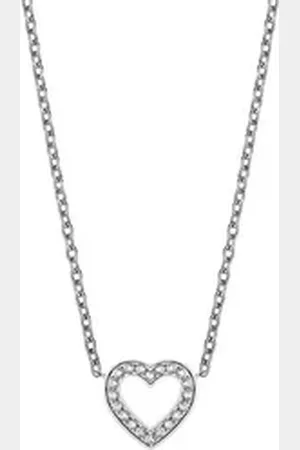 Bering Kette mit Anhänger Halskette Herz Edelstahl / Zirkonia 438-17-450