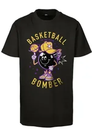 Mister Tee MisterTee T-Shirt MisterTee Kids Kids Basketball Bomber Tee (1-tlg) schwarz 110/116