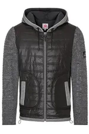 SPIETH & WENSKY Outdoorjacke Outdoorjacke Herren - WARBURG - schwarz/grau grau|schwarz 54
