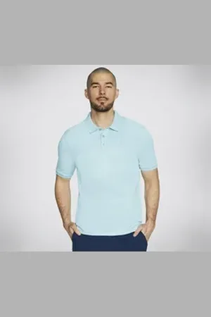 Skechers Poloshirt OFF DUTY POLO GODRI PIQUE-Material blau L