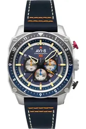 Avi-8 Quarzuhr AV-4100-02 Herrenuhr Hawker Hunter Dual Time Chronograph 43mm 5A AV-4100-02 Herrenuhr Hawker Hunter Dual Time Chronograph 43mm 5ATM