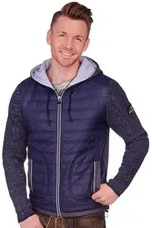 SPIETH & WENSKY Outdoorjacke Outdoorjacke Herren - WARBURG - nachtblau/grau blau|grau 56