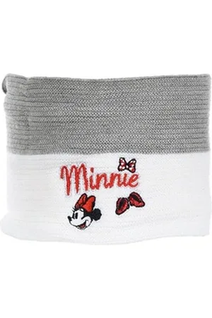 Disney Loop Kinder Mädchen Winter-Schal Strick-Schlauch-Schal Mini Maus grau