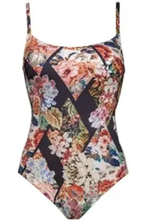 Maryan Mehlhorn Badeanzug Opulence (1-St) mit Softschalen ohne Bügel florales Muster bunt 40