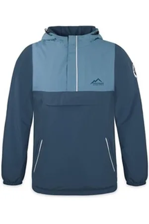 Normani Windbreaker Kinder Windbreaker Mayo Unisex Winterjacke Regenjacke wasserdichter Anorak mit Reflektoren blau 98-104