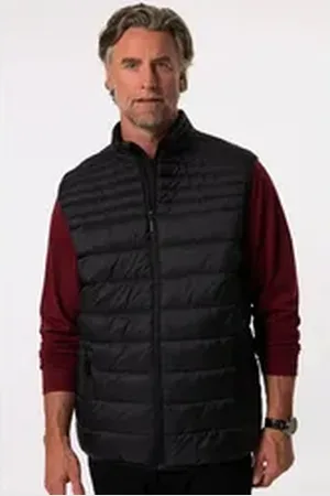 Boston Park Steppweste Steppweste Stehkragen bis 8 XL schwarz 7XL