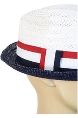 Alessandro Strohhut France (1-St) aus Bast, Made in Italy blau