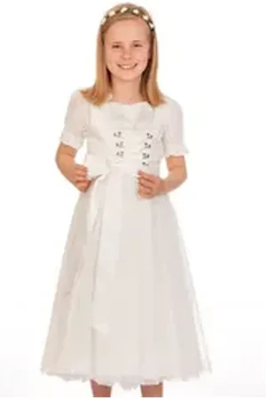 KRÜGER Dirndl Kinderdirndl 3tlg. - JOANA - ecru 104