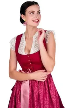 Alpenfee Dirndl Midi Dirndl 2tlg. - COSMA - pink 48