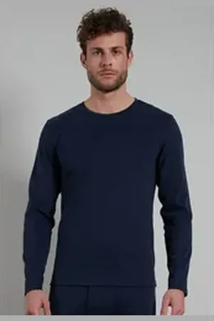 Götzburg Unterziehshirt 743326 Thermo Long (4er Vorteilspack) Interlock Qualität blau 7