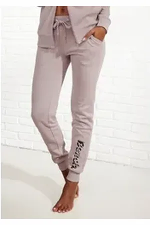 Bench Sweatpants mit Logodruck und Stickerei, Loungewear rosa 32/34