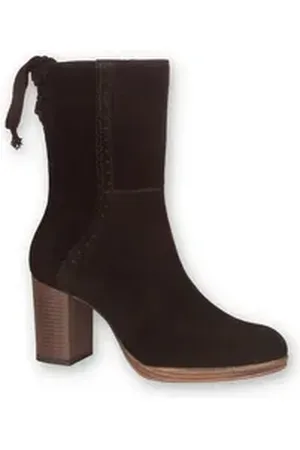 SPIETH & WENSKY Trachtenstiefel Damen - LEANDRA - schwarz Stiefelette schwarz 40 EU