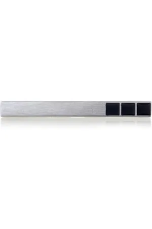 Karisma Krawattennadel Herren Edelstahl 316L Krawattenklammer / Tie Clip schwarz