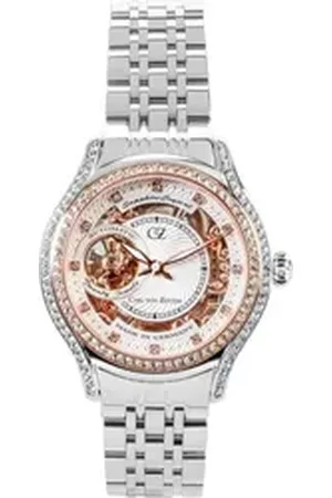CARL VON ZEYTEN Automatikuhr Seewald CVZ0069RWMS, Armbanduhr, Damenuhr, Saphirglas, Made in Germany, Mechanische Uhr silberfarben