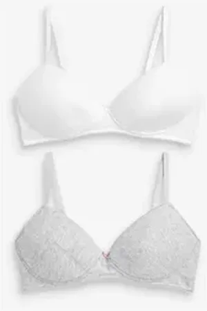 Next Teenie-BH Sport-BHs für Mädchen, 2er-Pack (2-tlg) weiß 65