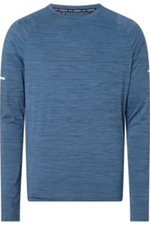 energetics Langarmshirt He.-Langarmshirt Ailo LS M MELANGE/NAVY S