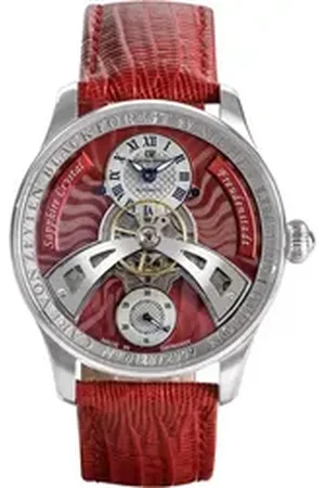 CARL VON ZEYTEN Automatikuhr Freudenstadt CVZ0043RDS, Armbanduhr, Herrenuhr, Saphirglas, Made in Germany, Mechanische Uhr rot