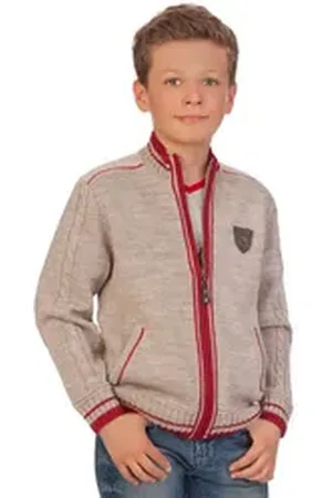 SPIETH & WENSKY Trachtenjacke Trachtenjacke Kinder - WAL - braun, natur 98/104