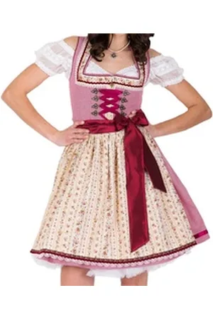 KRÜGER Krüger Madl Dirndl Krüger MADL Dirndl Glam Girl - Rot 60cm beige