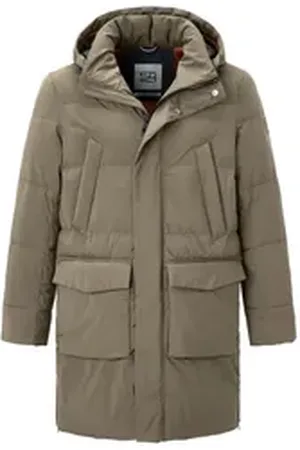 S4 Parka Aquarius Gesteppte Langjacke mit modernem 2-Way Stretch wasserabweisend grau 60