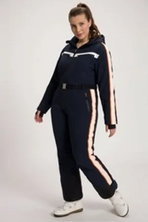 Ulla Popken Overall HYPRAR Skianzug wasserdicht Schneefang schwarz 42/44