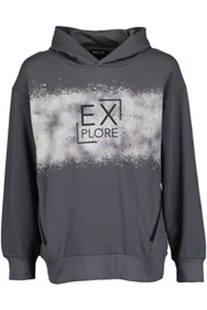 Blue Seven Kapuzensweatshirt Sweatshirt Kapuze Explore stahl blau (1-tlg) blau 140