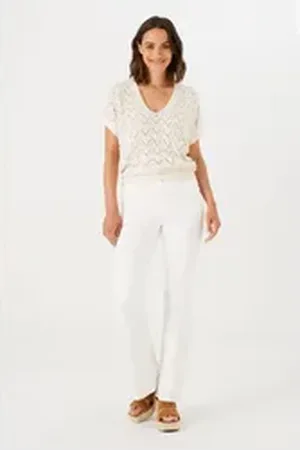 Garcia Slim-fit-Jeans Celia Flare weiß 31