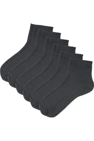 Erwin Müller Kurzsocken Unisex-Kurzsocken 6 Paar Uni grau 39 - 42