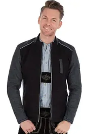 SPIETH & WENSKY Outdoorjacke Walkjacke Herren - WOLFACH - schwarz/grau/nachtblau blau|grau|schwarz 54