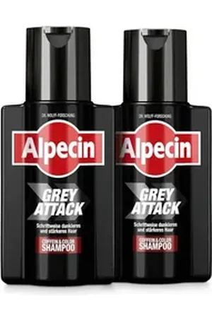 A.P.C. Haarshampoo Grey Attack Coffein & Color Shampoo, 2-tlg., Graduelle Haarverdunkelung