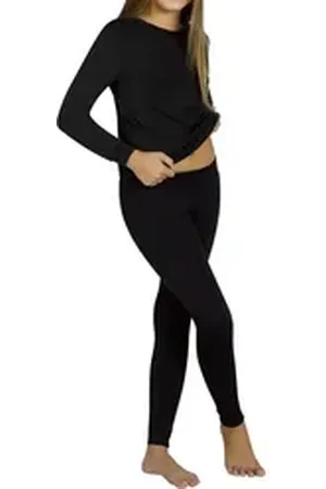 YSABEL MORA Unterhemd Kinder Thermo Unterhemd Langarm schwarz (Set, 1-St) schwarz 164