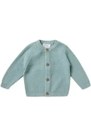 Stellou & friends Strickjacke Leicht gerippte Strickjacke Leicht gerippte Strickjacke 74/80