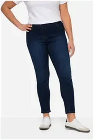Angel of Style Angel of Style 5-Pocket-Jeans Jeggings Jule Slim Fit Washeffekte Elastikbund blau 56